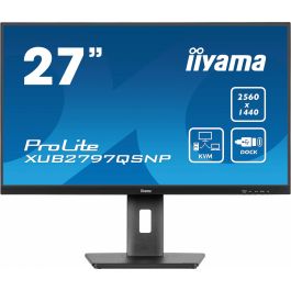 Iiyama ProLite XUB2797QSNP-B1 Monitor 27" QHD 2560x1440 IPS 100Hz 1ms Altavoces DisplayPort USB-C Negro
