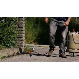 Rothenberger ROMAXI ECO Lanza Profesional con Quemador 60mm y Manguera 5m | 56kW, Regulador 4 Bar para Impermeabilización y Deshierbe Térmico