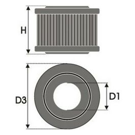 Filtro de aire Green Filters R727394 Filtro de aire Green Filters R727394