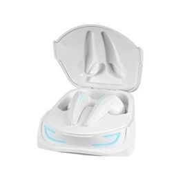 Mars Gaming MHI-ULTRAW Auriculares TWS Bluetooth 5.3 ANC+ENC 24h Batería Carga Inalámbrica RGB IPX4 Blanco