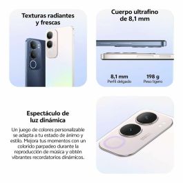 Smartphone Vivo Y19s 6,67" UNISOC T612 8 GB RAM 128 GB Blanco Plateado