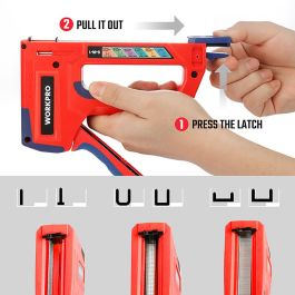 Workpro Grapadora 6 en 1 Multifunción, Compatible con Grapas T21, T50, T25, T20, 18ga y Pin, Dos Potencias de Grapado, Diseño Ergonómico, Azul y Rojo Workpro Grapadora 6 en 1 Multifunción, Compatible con Grapas T21, T50, T25, T20, 18ga y Pin, Dos Potencias de Grapado, Diseño Ergonómico, Azul y Rojo