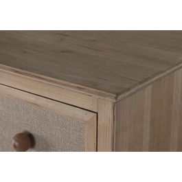 DKD Home Decor Cajonera Tradicional Lino cajon 75 x 138 x 35 cm Abeto Lino