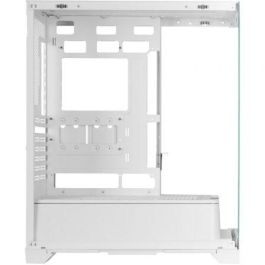 Mars Gaming MC-PRISMA MCPRISMAW - Caja Gaming Semitorre Blanca, ATX, 3 Paneles Cristal Templado, Iluminación ARGB