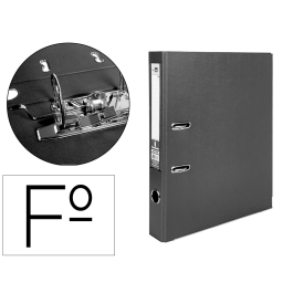 Liderpapel Archivador de palanca Documenta Folio, PVC Negro, 52mm, con Rado y compresor metálico Precio: 13.50000025. SKU: B1KMCHD33R