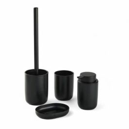 Today TOD3574641271350 Juego de 4 Accesorios de Baño - Vaso, Dispensador de Jabón, Escobilla - Negro Precio: 25.4999998. SKU: B122NCLP5N