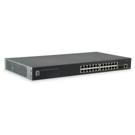 Level One GTL-2661 Switch Gestionado L2 Gigabit Ethernet 24x GE 2x10GSFP+ Montaje en Rack Precio: 481.49999964. SKU: B1GS8Y2DDF