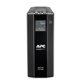 APC BR1600MI SAI Línea Interactiva 1.6kVA/960W con 8 Salidas AC - Sistema Alimentación Ininterrumpida Torre Negro