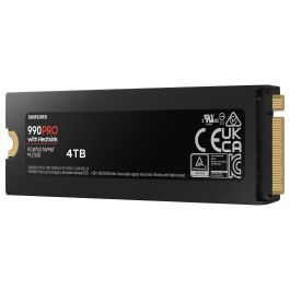 Samsung 990 PRO SSD M.2 4TB NVMe PCIe 4.0 x4 Lectura 7450MB/s con Disipador Retail
