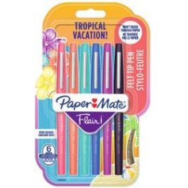 Papermate Flair M. Tropical Vacation BL6 - Bolígrafo de gel, 6 colores, 2028906 Precio: 12.50000059. SKU: B1GZCN4TBH