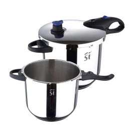 Set 3 piezas de olla a presion de acero inoxidable duero: ø22 cm. capacidad: 4 y 5,5 l Set 3 piezas de olla a presion de acero inoxidable duero: ø22 cm. capacidad: 4 y 5,5 l