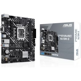 PLACA ASUS PRIME H610M-D INTEL1700 2DDR5 HDMI/VGA PCIE4.0 4SATA3 USB3.2 MATX Precio: 101.94999958. SKU: B1JTCD29Z4