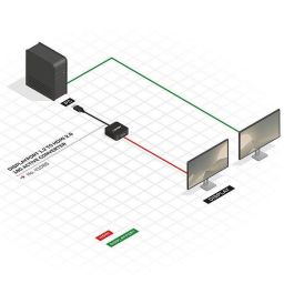 Lindy DisplayPort 1.2 to HDMI 2.0 18G Active Converter Lindy DisplayPort 1.2 to HDMI 2.0 18G Active Converter