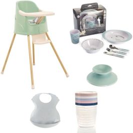 Silla alta evolutiva en silla refuerzo + caja de lavaplatos + cajas de conservación + babero semirrígido Precio: 147.8899994. SKU: S7182363