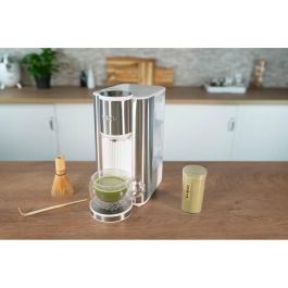 UNOLD Ava Express 18610 - Hervidor de Agua Eléctrico, 2.5 Litros, 2600 W, Acero Inoxidable y Plástico, 6 Ajustes de Temperatura, Indicador de Nivel, Plata y Blanco