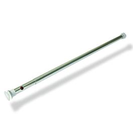 DKD Home Decor Barra Cortina Extensible Basicos Plateado de Aluminio y Goma, 3x3x110 cm, Pack 10 Unidades