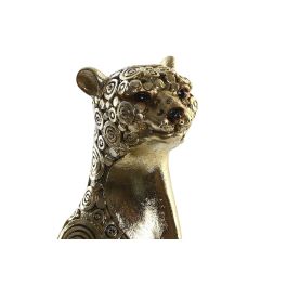 Figura Colonial Leopardo Dorado DKD Home Decor 8.5 x 26 x 14 cm (2 Unidades)