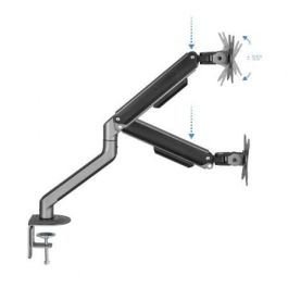 Soporte de Mesa para Monitor TooQ DB4032TNR-G/ Giratorio/ Inclinable/ hasta 9kg Soporte de Mesa para Monitor TooQ DB4032TNR-G/ Giratorio/ Inclinable/ hasta 9kg