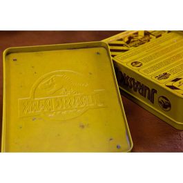 DOCTOR COLLECTOR Replica caja metal Jurassic Park Welcome Kit Standard - Kit coleccionista con 10 accesorios