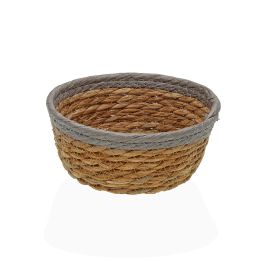 Cesta Redonda Gris Versa 18x7 cm - Alga y papel (2 Unidades) Precio: 3.88999996. SKU: B16ZRKL8PA