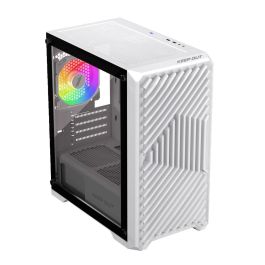 Keep Out XC-220W Glass Caja PC Gaming Blanco, Compatible Micro-ATX, Vidrio Templado ARGB Precio: 63.69000044. SKU: B16VAQJS3N