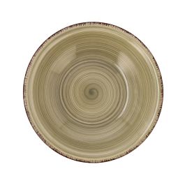 Quid Plato Hondo Cerámico Vita Natura Verde 21,5 cm (12 Unidades). Apto Lavavajillas, Microondas y Apilable, Pintado a mano Precio: 36.49999969. SKU: S2706867