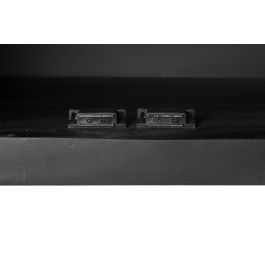 Mueble de TV DKD Home Decor Negro Ratán Madera de mango (145,5 x 40,5 x 60 cm)