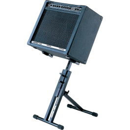 Quiklok Soporte Para Amplificador Negro De Acero Con 5 Posiciones De Altura Regulable Carga Máxima 27.10 Kg