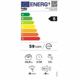 Lavadora BEKO WTA 10712 XSWR 10 kg 1400 rpm