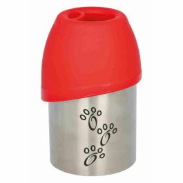 Botella Bebedero de Agua para Perros Trixie 300 ml Acero Inoxidable Plástico