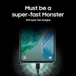 Samsung Galaxy M55 Smartphone 6.7" Super AMOLED+ FHD+ 120Hz Snapdragon 7 Gen 1 256GB 8GB RAM 5G 50MP Selfie 5000mAh Carga Rápida Negro