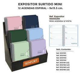 Agenda Anual (2026) Senfort Mini Espiral S/V 90X135 Surtido Expositor De 12 Precio: 85.49999997. SKU: B1JL74NK47