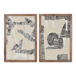 Cuadro Urban DKD Home Decor Blanco Gris 3 x 63 x 43 cm (2 Unidades) Precio: 123.50000036. SKU: B17249A9VE
