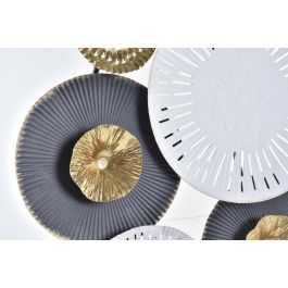 DKD Home Decor Decoracion Pared Multicolor Metal 80 x 4.5 x 80 cm Esferas