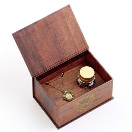 THE CARAT SHOP Set Collar y Pendientes Harry Potter Hipoalergénico con Botella de Poción y Compartimentos