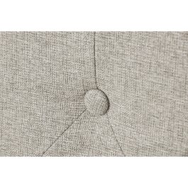 DKD Home Decor Cama Urban de Poliéster y Madera Beige 219x104x170 cm para Colchón 150x200 - Desmontable