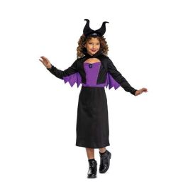 Disney Princess Disfraz Maléfica Classic para Niña, Talla 7-9 años, Color Morado