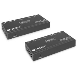 Digitus 4K HDBaseT HDMI Extender Set, 70m Transmisor y Receptor de Señales AV Alámbrico Negro HDCP Precio: 151.94999952. SKU: B19EFVHCWT