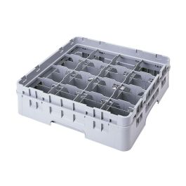 CAMBRO - 16C414-151 - Cesta de lavado para tazas con 16 comp. de 11,1 x 11,1 cm. Alt. Máx 7,7 cm - 50 x 50 x 14,3 cm - Gris claro Precio: 46.49999992. SKU: B1FG5WQE3N