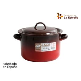 La Estrella Olla Recta Con Tapa 18 cm - 2.85 L Colección Fuego (6 Unidades) Precio: 94.50000054. SKU: B166V42CJK
