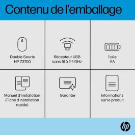 HP Z3700 Ratón Inalámbrico Dual Mode Negro Portátil Fabricado con Materiales Reciclados HP Z3700 Ratón Inalámbrico Dual Mode Negro Portátil Fabricado con Materiales Reciclados