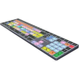 LogicKeyboard Apple Logic Pro X2 LOGXP2-TM-UK Teclado para Mac Inalámbrico Bluetooth QWERTY UK Retroiluminado Gris Titanio