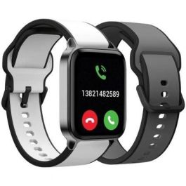SPC 9653N Smartwatch Smartee Duo Pro - GPS, Llamadas Bluetooth, Frecuencia Cardíaca, Oxímetro, AMOLED, IP68, 9 Días, 2 Correas, Negro