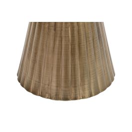 DKD Home Decor Mesita Auxiliar Vintage de Metal Dorado, 39 cm Ancho, 54 cm Alto, 39 cm Fondo