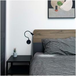 Cristalrecord Aplique LED Classic 3W 4000K 450 lm Negro 35 x 6,3 cm para Lectura