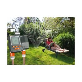 GARDENA 1874-20 Bewässerungssteuerung MultiControl duo - Temporizador de riego digital