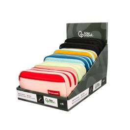 Liderpapel Estuche Portatodo Duo 2 Cremalleras con Bolsillo Frontal 220x90x50 mm