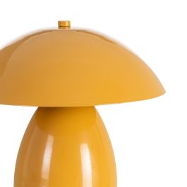 Lámpara Mesa Mostaza Metal 24 X 24 X 25,50 cm