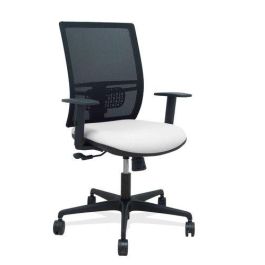 Silla Piqueras Y Crespo Yunquera Brazos Regulable Ergonomica Mecanismo Sincro Respaldo Malla Negra Asiento Tapizado Bali Blanco Precio: 263.88999989. SKU: B17NQXCG25
