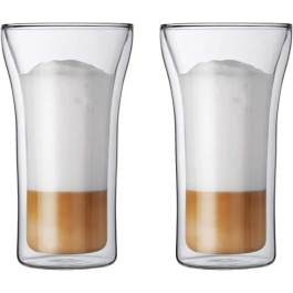 Bodum BOD0727015530215 Juego de 2 Vasos de Doble Pared, Transparente, 0,2 L Precio: 28.99000038. SKU: B18S8R9LL6